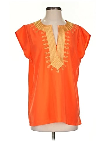 See and Be Seen Short Sleeve Blouse (view 1)