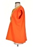 See and Be Seen Orange Short Sleeve Blouse Size S - photo 5