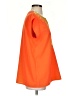 See and Be Seen Orange Short Sleeve Blouse Size S - photo 4