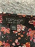 Topshop 100% Polyester Paisley Black Casual Dress Size 6 - photo 7