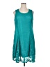 Notations 100% Polyester Teal Casual Dress Size XL - photo 1