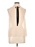 Willow & Clay 100% Polyester Ivory Sleeveless Blouse Size MedEstimated - photo 1