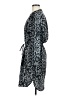 Larry Levine 100% Polyester Paisley Gray Casual Dress Size M - photo 5