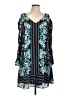 Luxology 100% Polyester Paisley Blue Active Dress Size 10 - photo 1
