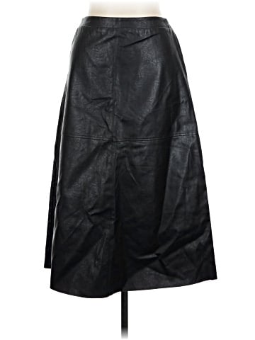 Lapis Faux Leather Skirt (view 1)