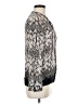 Reiss 100% Viscose Animal Print Silver Long Sleeve Blouse Size 6 - photo 4