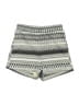 Shein Chevron-herringbone Gray Shorts Size 6 - photo 1