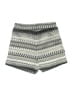 Shein Chevron-herringbone Gray Shorts Size 6 - photo 2