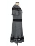 MICHAEL Michael Kors Houndstooth Gray Casual Dress Size L - photo 4