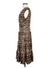 Talbots Animal Print Brown Casual Dress Size 6 - photo 5