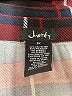 Justify Plaid Burgundy Long Sleeve Blouse Size 2X - photo 7