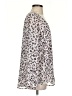CAbi 100% Polyester Animal Print Silver Long Sleeve Blouse Size S - photo 4