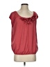 Garnet Hill Red Sleeveless Blouse Size S - photo 1