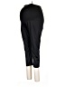 a:glow Solid Black Active Pants Size Lg Maternity - photo 1