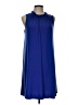 Halogen Solid Blue Cocktail Dress Size L - photo 1