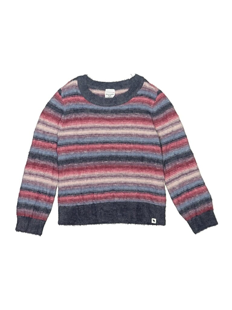 Pre-owned Abercrombie Kids' Pullover Sweater In Gray