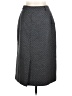 Mondi 100% Acetate Chevron-herringbone Gray Formal Skirt Size EU 42 / US 12 - photo 1