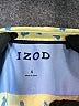 IZOD 100% Polyester Print Yellow Short Sleeve Blouse Size S - photo 7