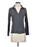 Pure Collection Gray Long Sleeve Polo Size 6 - photo 1