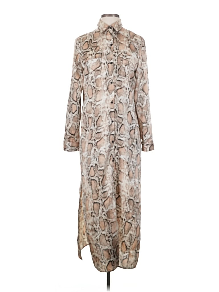 Pre-owned Bb Dakota Casual Dress In Brown