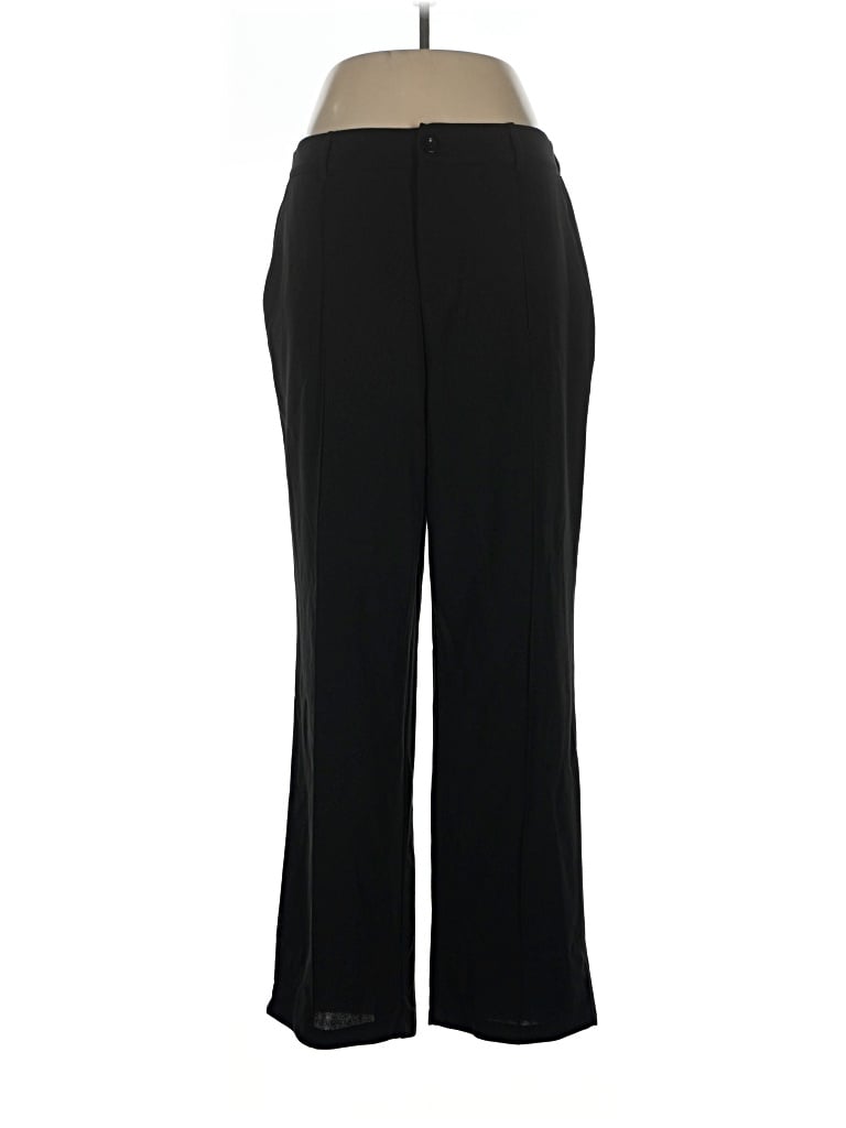 Pre-owned Shein Curve Dress Pants In Black