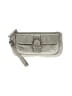 Talbots 100% Leather Silver Leather Wristlet One size - photo 1