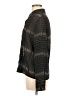 Liz Claiborne Houndstooth Black Long Sleeve Blouse Size 8 - photo 5