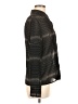 Liz Claiborne Houndstooth Black Long Sleeve Blouse Size 8 - photo 4