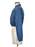 Shein Blue Long Sleeve Blouse Size 7 - photo 5