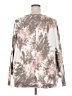 Easel Pink Brown 3/4 Sleeve Blouse Size 2X - photo 2