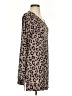 Tickled Teal Animal Print Brown Casual Dress Size S - photo 4