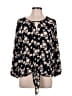 West Kei Black Long Sleeve Blouse Size L - photo 1