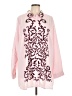 Roaman's 100% Polyester Hearts Pink 3/4 Sleeve Blouse Size 24 waist - photo 1