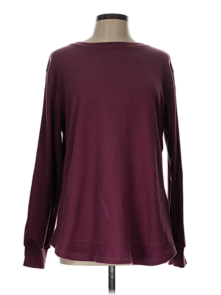 Pre-owned Unbranded Pullover Sweater In Burgundy