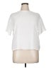 Uniqlo 100% Polyester White Short Sleeve Top Size XL - photo 1