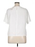 Uniqlo 100% Polyester White Short Sleeve Top Size XL - photo 2
