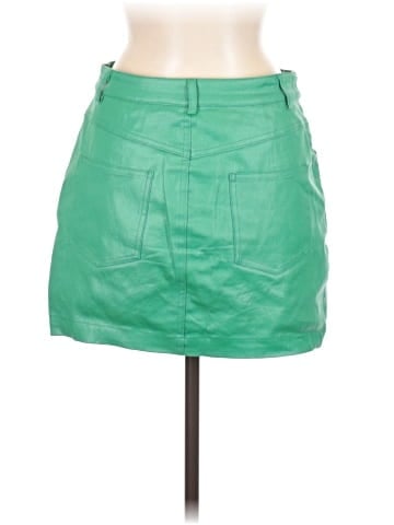 Grey Lab Los Angeles Faux Leather Skirt (view 2)