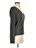 White House Black Market Polka Dots Gray Pullover Sweater Size XS - photo 4