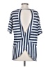 Assorted Brands Stripes Blue Short Sleeve Top Size S - photo 2