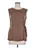 Escada Sport 100% Cupro Brown Sleeveless Blouse Size EU 38 / US 8 - photo 1