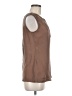 Escada Sport 100% Cupro Brown Sleeveless Blouse Size EU 38 / US 8 - photo 4