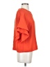 H&M 100% Polyester Orange 3/4 Sleeve Top Size 2 - photo 4