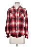 BDG 100% Rayon Plaid Red Long Sleeve Button-Down Shirt Size XS - photo 1