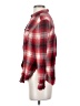 BDG 100% Rayon Plaid Red Long Sleeve Button-Down Shirt Size XS - photo 5