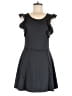 TCEC Solid Black Cocktail Dress Size M - photo 1