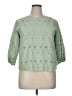 Zara Green 3/4 Sleeve Blouse Size XL - photo 1