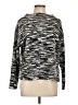 Rafaella 100% Polyester Metallic Gray Turtleneck Sweater Size L (petite) - photo 1