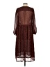 MNG 100% Polyester Animal Print Brown Casual Dress Size 2 - photo 2