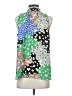 Chenault Green Sleeveless Blouse Size S - photo 2