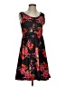 Unbranded Floral Black Casual Dress Size S - photo 1